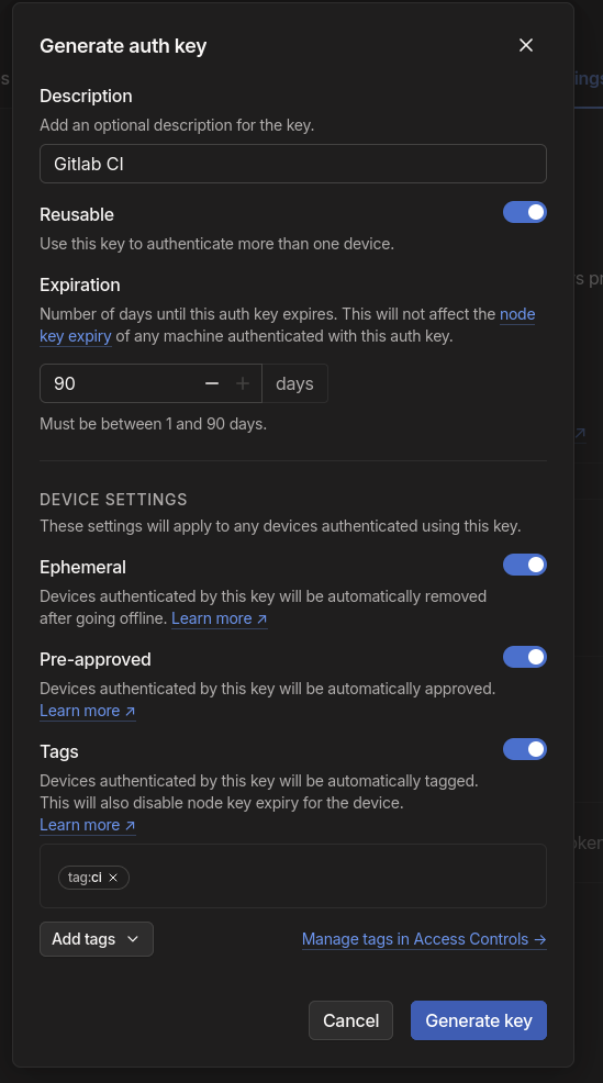 Auth Key